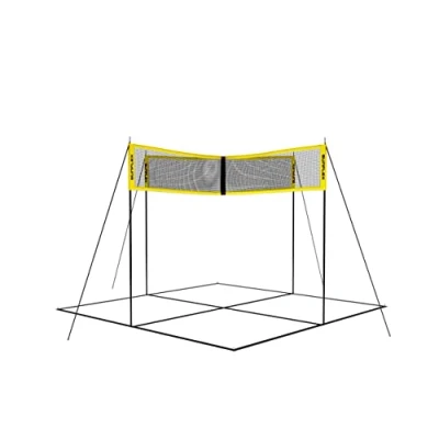 Abbildung von Sunflex® X Net Outdoor Spiel für Strand + Wiese vielseitiges stabiles ohne Limits 4 Spieler Badminton Volleyball Fußball Inkl. Tasche