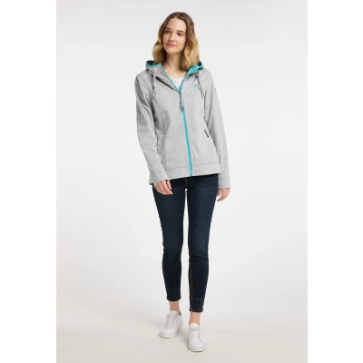 Abbildung von SCHMUDDELWEDDA Damen Funktionsjacke M / Hellgrau Melange Icemint 65% Polyester 35% Viskose