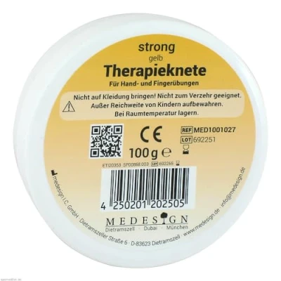 Abbildung von Therapieknete Strong gelb 100 g