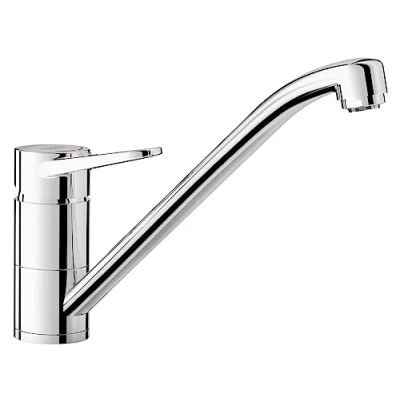 Abbildung von BLANCO WEGA II Küchenarmatur in chrom Niederdruck Rückflussverhinderer Keramik Kartusche Gesicherte Wasserqualität &amp; wassersparend
