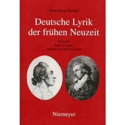 Abbildung von Deutsche Lyrik der frühen Neuzeit / Sturm und Drang: Göttinger Hain Grenzgänger