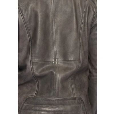 Abbildung von Maze Lederjacke, Herren, Größe: Medium, Grey