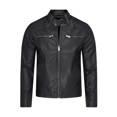 Abbildung von SOULSTAR Lederimitatjacke MJMEZZANO im Bikerjacken Stil