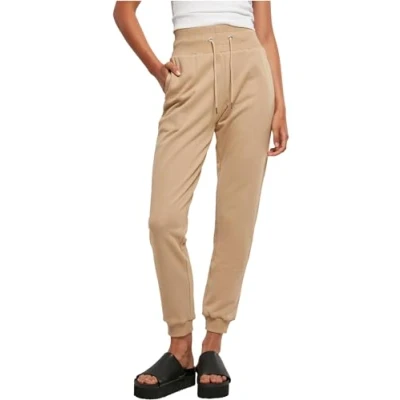 Abbildung von Urban Classics HIGH Waist Jogginghose, Damen, Größe: Medium, Unionbeige