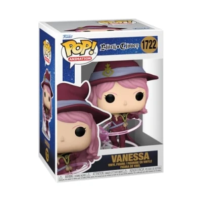 Abbildung von Funko Pop! Animation: Black Clover Vanessa Enoteca Vinyl Sammelfigur Geschenkidee Offizielle Handelswaren Spielzeug Für Kinder und Erwachsene Anime Fans Modellfigur Sammler