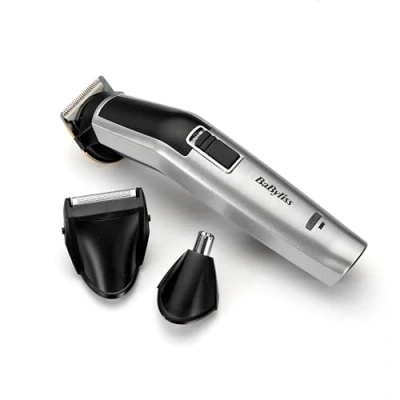 Abbildung von BaByliss Multifunktionstrimmer MT726E MEN, 8in1 Titanium Multigrooming Set für Gesicht&amp;Körper