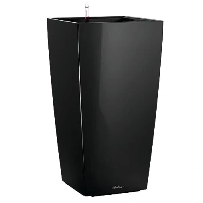 Abbildung von LECHUZA CUBICO Premium 40 schwarz hochglanz 18196
