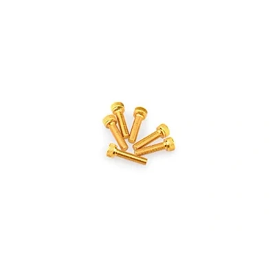 Abbildung von Puig 0147 G Blister 6 Schrauben, M5, 20 mm, Gold