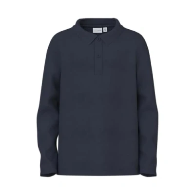 Abbildung von Name it Nkmvavolo Poloshirt für Kinder, Größe: 116, Navy blazer