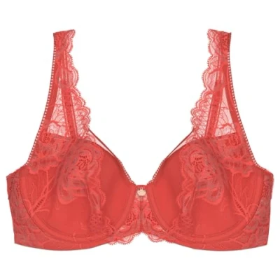 Abbildung von Triumph Damen Wild Peony Florale WP Bikini top, Deep Blush, 85E