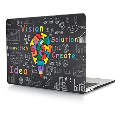 Abbildung von Hülle Case Kompatibel mit MacBook 12 Zoll 2017 2016 2015 Freisetzung A1534 Retina Display, Ultradünne Plastik Hartschale Schutzhülle, Kreativ