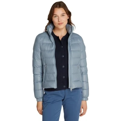 Abbildung von Tommy Hilfiger Feminine Gloss Jacket Daunenjacke, Damen, Größe: Medium, Flint blue