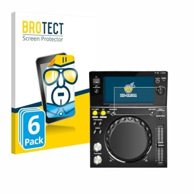 Abbildung von BROTECT (6 Stück Schutzfolie für Pioneer XDJ 700 Displayschutz Folie Ultra Klar