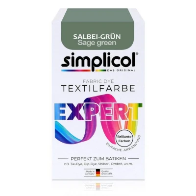Abbildung von simplicol Textilfarbe expert Salbei Grün Perfekt fürs Batiken und kreatives Do it yourself Färben 150 g