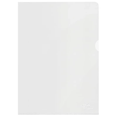 Abbildung von Esselte Recycle A4 Sichthüllen, geprägtes extra starkes PP, 100 Mikron, Kunststoffhüllen, 20er Pack, 628213