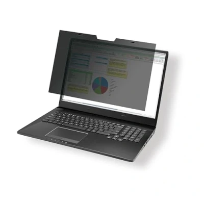 Abbildung von Durable Blickschutzfilter magnetisch für 16‘‘ 16:10 Bildschirme, inkl. Tasche und Reinigungstuch, grau/anthrazit, 513957