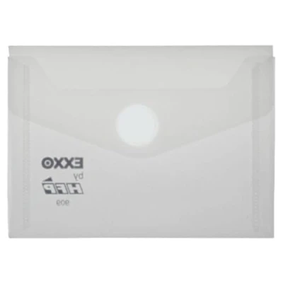 Abbildung von EXXO by HFP 90961 Dokumententasche mit Klettverschluss A7 quer, 10 Stück, transparent natur, 120 x 85 mm
