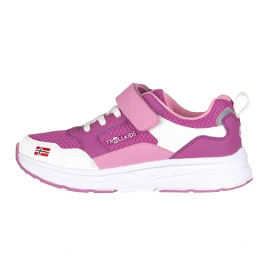 Abbildung von Trollkids KIDS Haugesund Sneaker low für Kinder, Größe: 35, Wild rose/mallow pink Schuhe