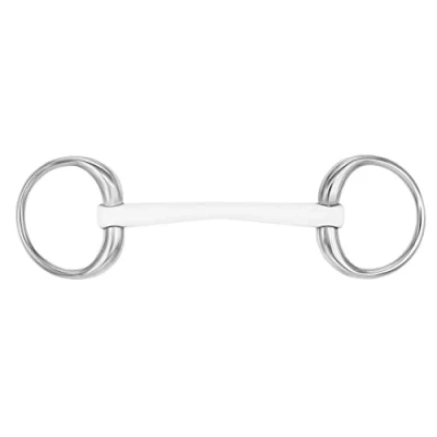 Abbildung von Sprenger Olivenkopfgebiss Duo Plastic 16mm Ungebrochen Weiß 12cm