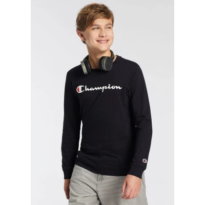 Abbildung von Champion Icons LONG Sleeve Unisex Langarmshirt für Kinder, Größe: 162/167, New black