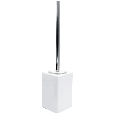 Abbildung von Ridder WC Garnitur &quot;Cube&quot;, aus Keramik Polypropylen, rostfrei
