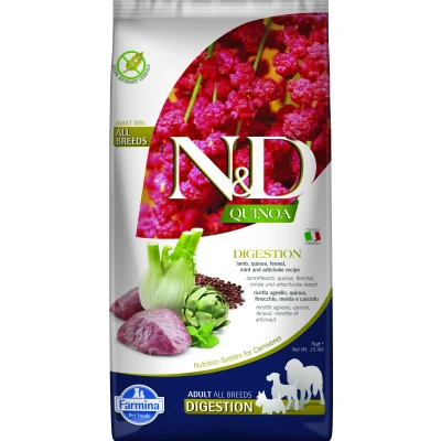 Abbildung von N&amp;D Quinoa Hundefutter Digestion medium/maxi Lamm 7 kg
