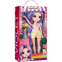 Abbildung von Rainbow High My Fashion Style Doll Violet 28 cm Lila Modepuppe mit Aufsehenerregendem Outfit und Schicker Handtasche, zum Spielen, Bewegen, Sammeln, Für Kinder von 4 bis 12 Jahren