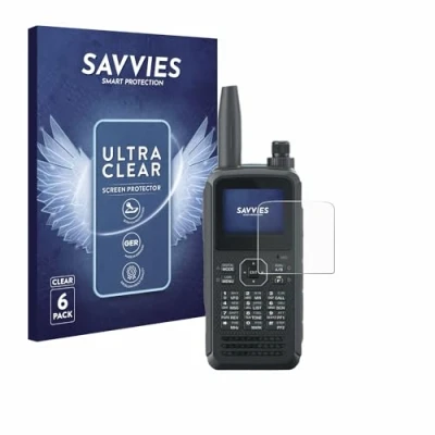 Abbildung von Savvies 6 Stück Schutzfolie für Kenwood TH D75E D Star Displayschutz Folie Ultra Transparent
