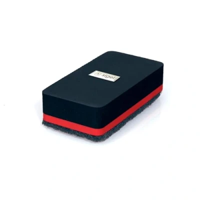 Abbildung von SIGEL BA187 Board Eraser, Tafellöscher magnetisch, zur Reinigung von Glas Magnettafeln und Whiteboards, 9x4,5cm