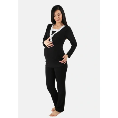 Abbildung von M.M.C. SET Nachtwäsche Set, Damen, Größe: Small, Schwarz
