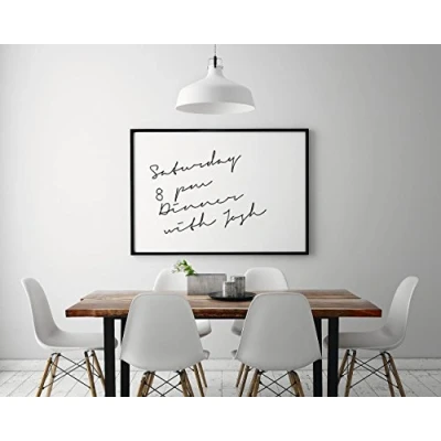 Abbildung von d c fix Whiteboard Folie selbstklebend 60 cm x 1,2 Tafelfolie weiß abwischbar Klebefolie Tafel zum Beschriften für Küche, Kühlschrank, Kinderzimmer, Büro