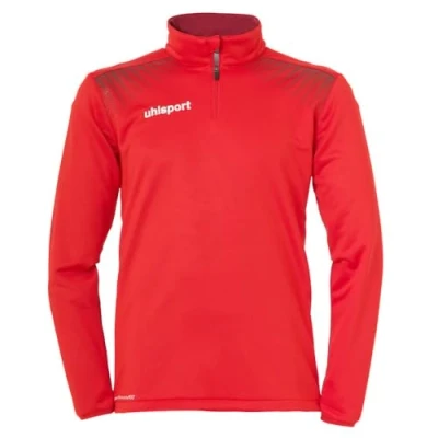 Abbildung von Uhlsport Herren Goal 1/4 Zip Top Sweatshirt, rot/Bordeaux, 3XL