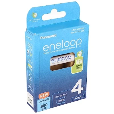 Abbildung von Sanyo HR 3UTGA eneloop Akku Mignon/AA 2000mAh 4er +AccuCell Safe