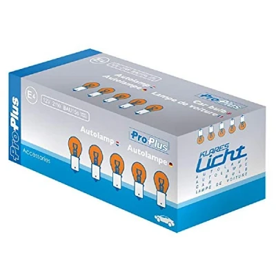 Abbildung von ProPlus Autolampe 12V 21W BAU15s orange pro Stück