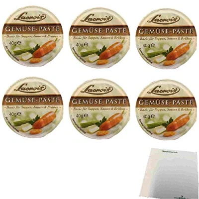 Abbildung von Lacroix Gemüse Paste 6er Pack (6x40g Becher) + usy Block