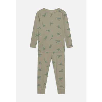Abbildung von Name it Nmmnightset DINO Nachtwäsche Set für Kinder, Größe: 98/104, Agave green