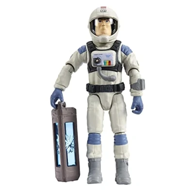 Abbildung von Buzz Lightyear HHJ81 XL01 ca. 13 cm authentische Actionfigur, 12 bewegliche Gelenke, Helm und Brennstoffzelle, Film Sammlerstück Sammlerspielzeug für Kinder ab 4 Jahren