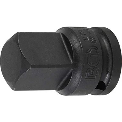 Abbildung von BGS 279 Kraft Steckschlüssel Adapter Innenvierkant 12,5 mm (1/2&quot;) Außenvierkant 20 (3/4&quot;) Reduzierstück, Reduzierung Schlagschrauber