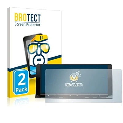 Abbildung von BROTECT (2 Stück Schutzfolie für Volkswagen T7 Multivan Life Discover Media 10&quot; Displayschutz Folie Ultra Klar