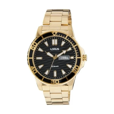 Abbildung von Lorus Herren Analog Quarz Uhr mit Metall Armband RH362AX9