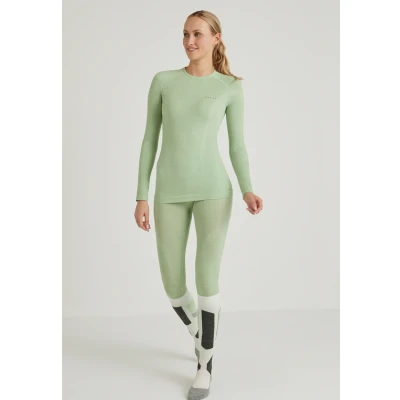 Abbildung von Falke Wooltech Functional Underwear FOR COLD TO VERY Conditions Langarmshirt, Damen, Größe: Large, Quiet green
