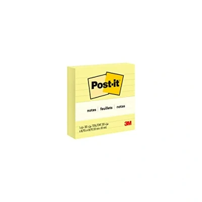 Abbildung von Post it 675YL Haftnotiz XL Notes, liniert, 100 x mm, 300 Blatt, gelb