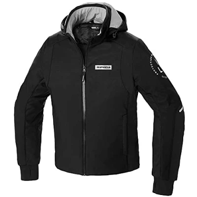 Abbildung von SPIDI Hoodie Armor H2Out Textiljacke schwarz/weiß M Herren