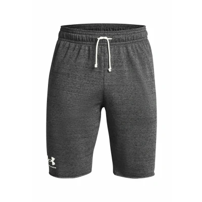 Abbildung von Under Armour Rival Terry kurze Sporthose, Herren, Größe: Large, Castlerock light heather