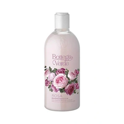 Abbildung von Bottega Verde, Rosa Duschbad mit Rosenblütenwasser (400 ml)
