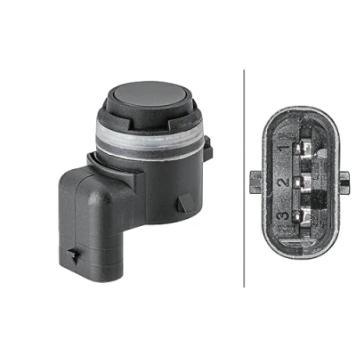 Abbildung von HELLA 6PX 358 141 781 Parksensoren BMW: 2 Gran Tourer, X3, X5, MINI: Schrägheck