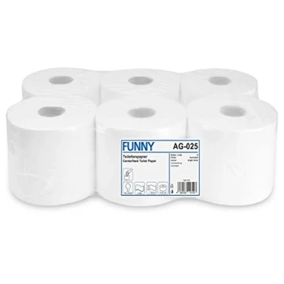 Abbildung von Funny Toilettenpapier Innenabwicklung, 2 lagig hochweiß, 1er Pack (1 x 6 Stück)