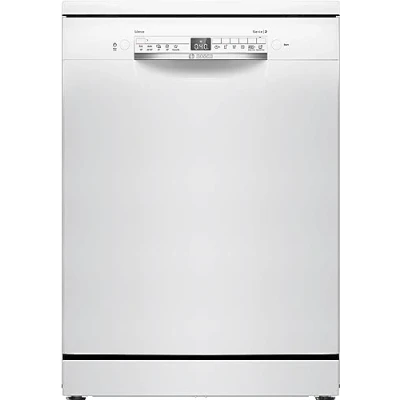 Abbildung von Bosch Serie 2 SMS2HTW02E, Freistehend, Standardgröße (60 cm), Weiß, Tasten, 1,75 m