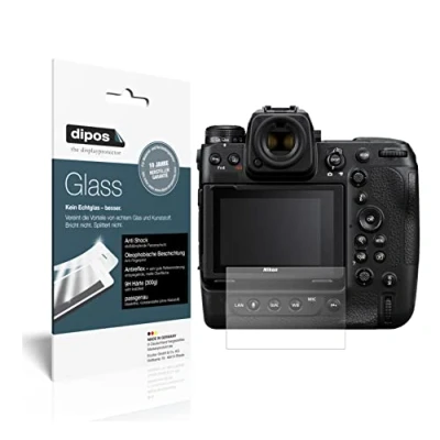 Abbildung von dipos I 2X Displayschutz matt kompatibel mit Nikon Z9 Schutzfolie 9H Anti Shock