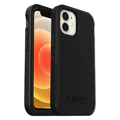 Abbildung von OtterBox Defender XT Hülle für iPhone 12 Mini mit MagSafe, stoßfest, Ultra robust, schützende Hülle, 4X getestet nach Militärstandard, Schwarz, Keine Einzelhandelsverpackung